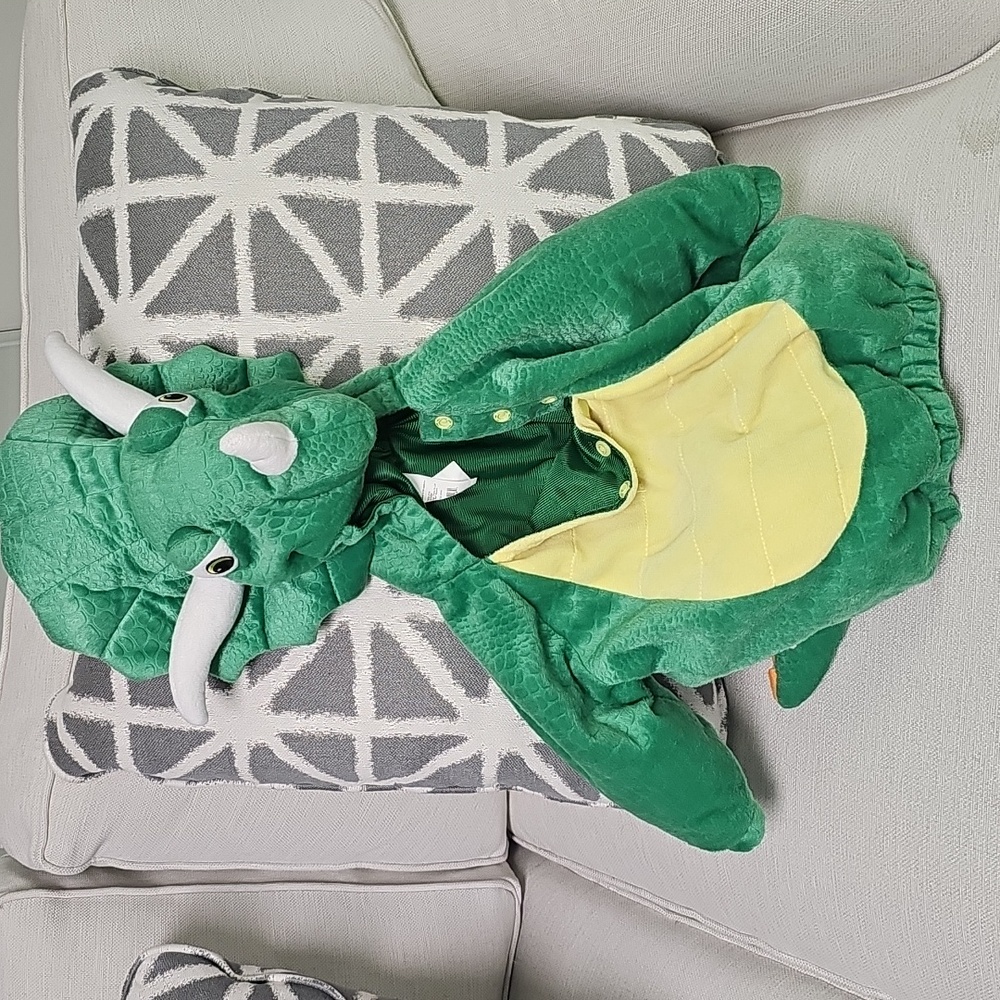 Baby Dinosaur One Piece Costume Green 6-12m